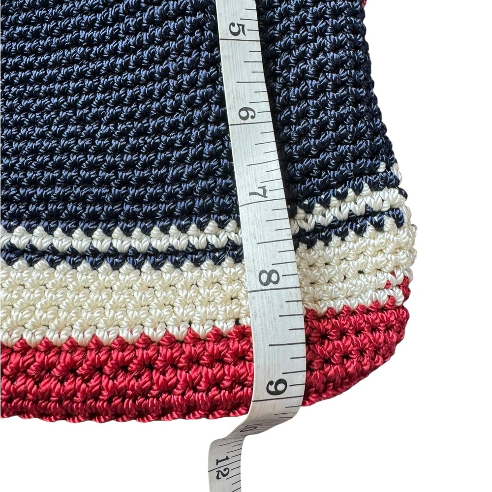 The Sak Navy and Red Crochet Backpack - Picture 4 of 8